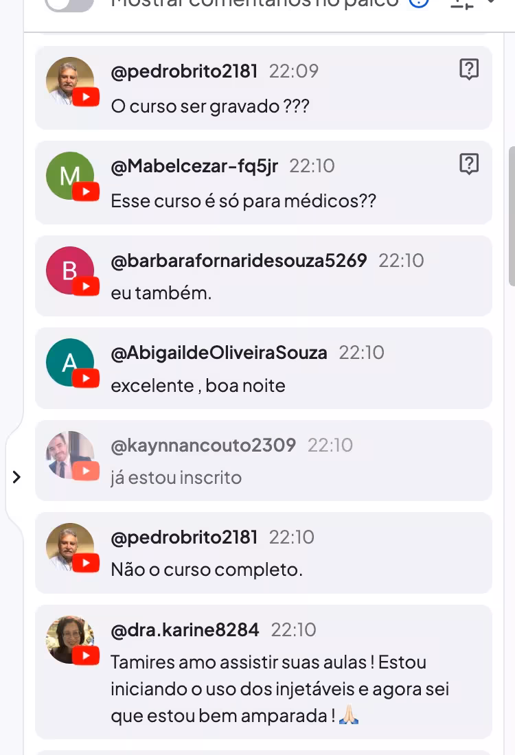 Depoimento de aluno 4